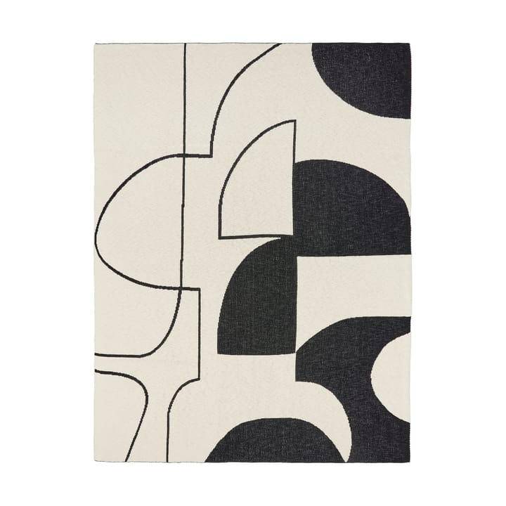 Maren Decke 130x180 cm - Black-Off White - Broste Copenhagen