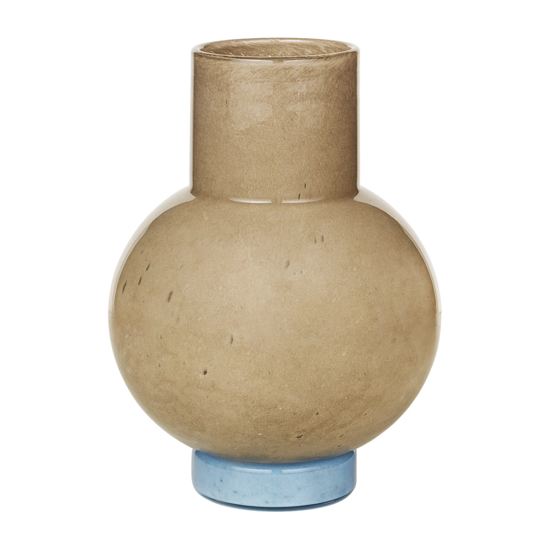 Mari Vase 27cm, Taupe-seranity light blue Broste Copenhagen
