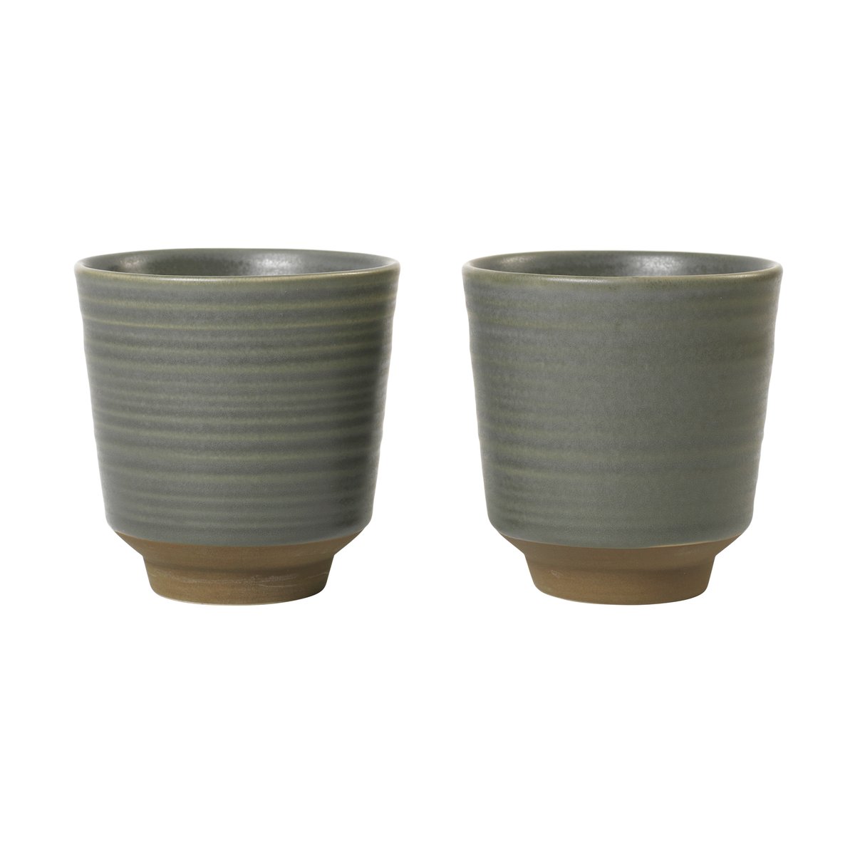 Broste Copenhagen Miko Becher 15 cl 2er-Pack Dark green