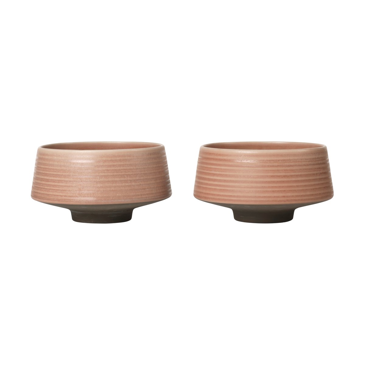 Broste Copenhagen Miko Schale Ø14 cm 2er-Pack Dusty pink