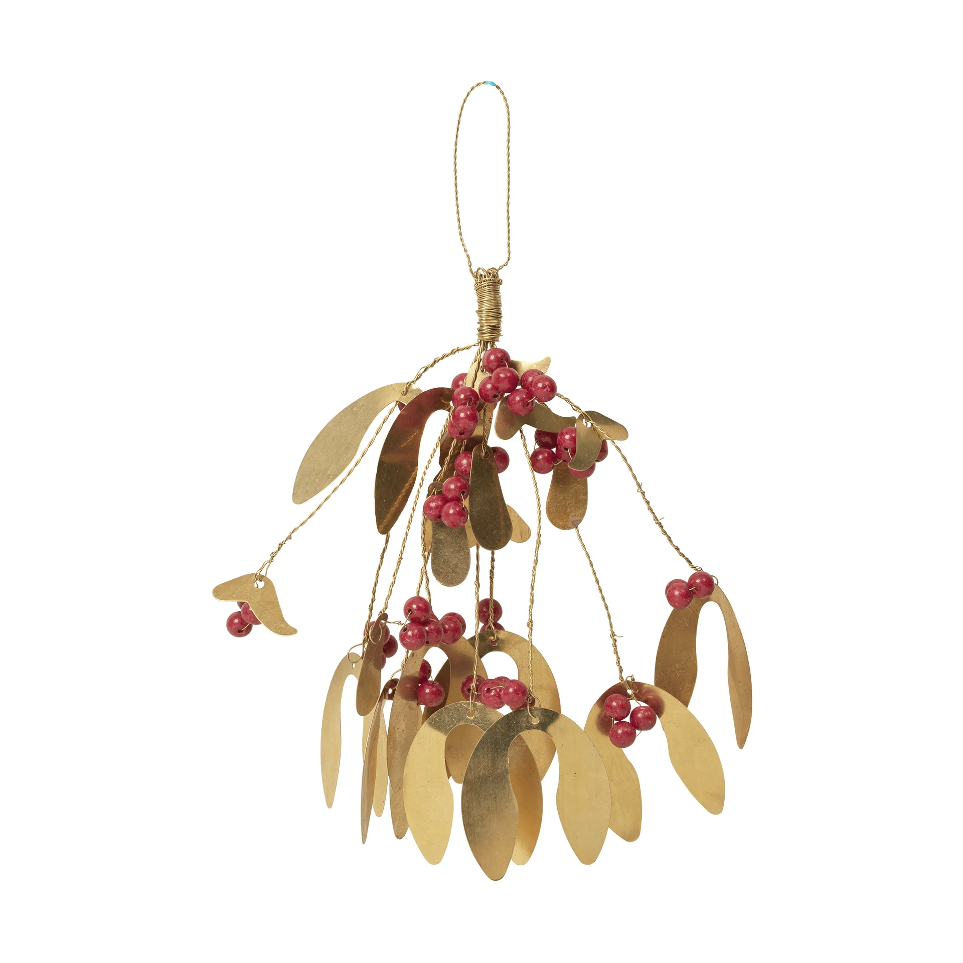 Mistel Weihnachtsbaumanhänger, Deep Red Broste Copenhagen