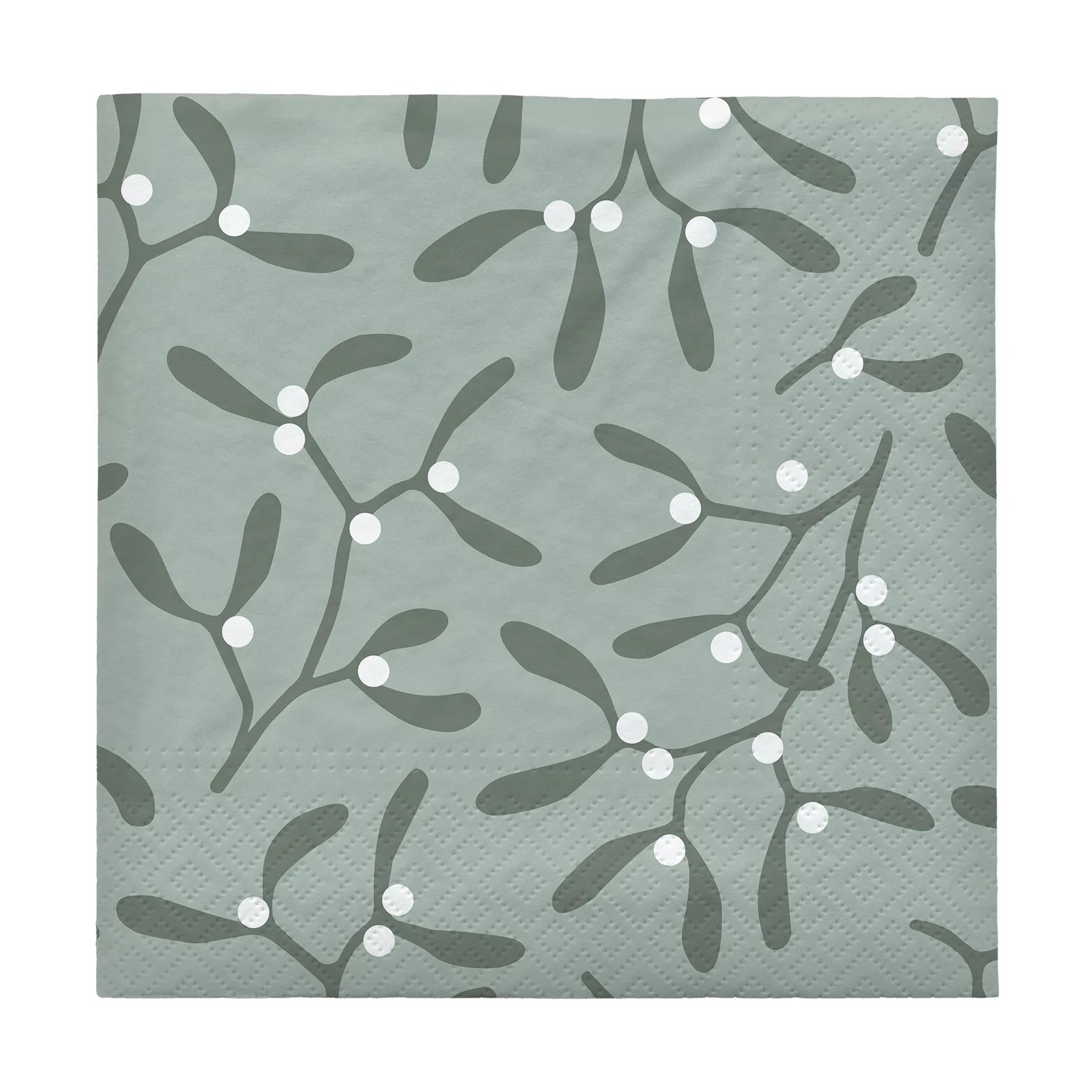 Mistelzweig Papierserviette 33x33 cm 20er-Pack, White Broste Copenhagen
