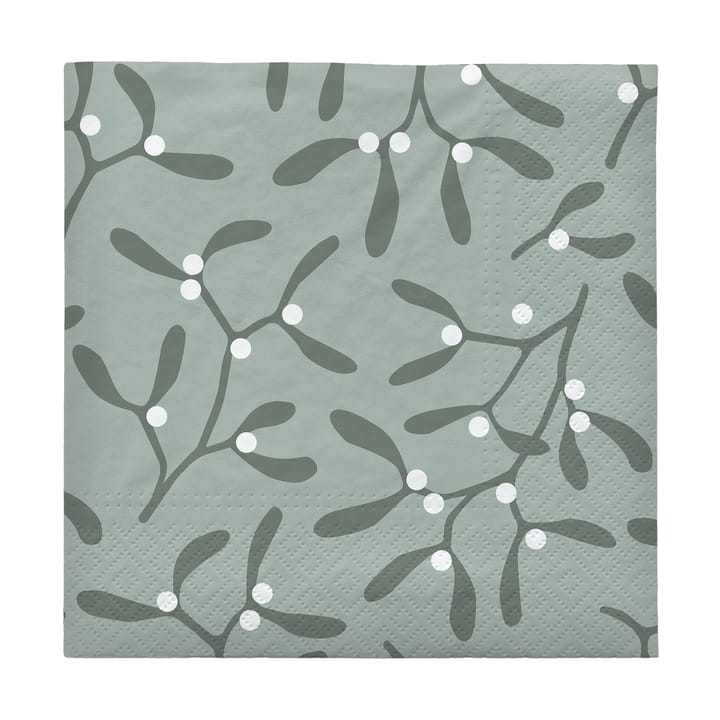 Mistelzweig Papierserviette 33x33 cm 20er-Pack - White - Broste Copenhagen