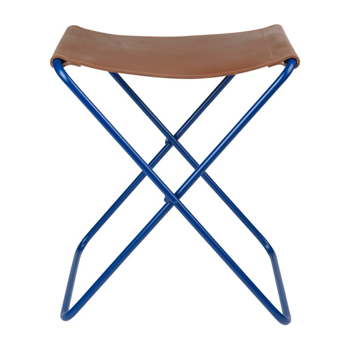 Nola Klapphocker Leder - Intense blue - Broste Copenhagen