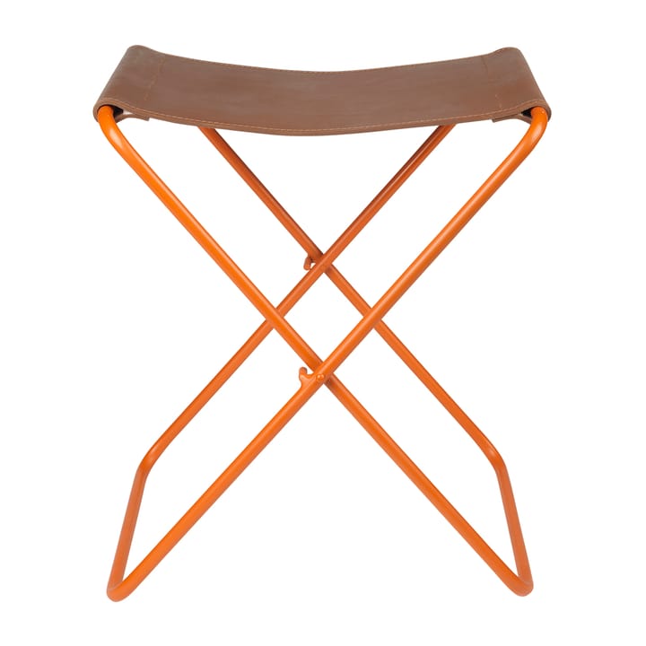 Nola Klapphocker Leder - Pumkin orange - Broste Copenhagen