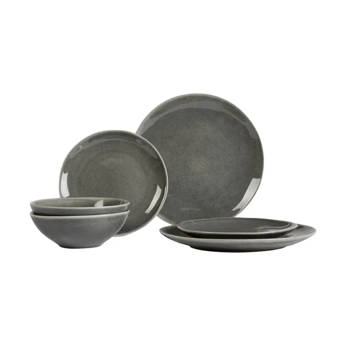 Nordic Rain Dinnerset für zwei, 6-teilig Broste Copenhagen