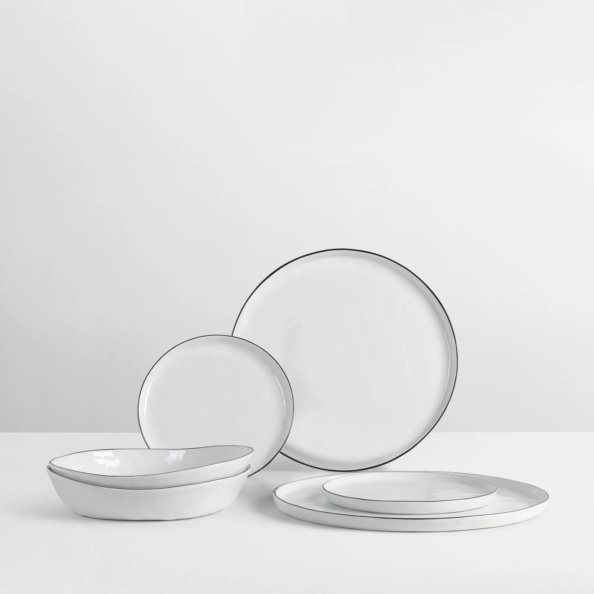 Nordic Salt Dinnerset für Zwei, 6 Teile Broste Copenhagen