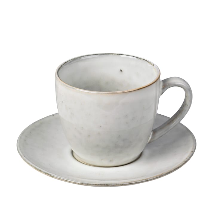 Nordic Sand Tasse + Untertasse - 8,8cm - Broste Copenhagen