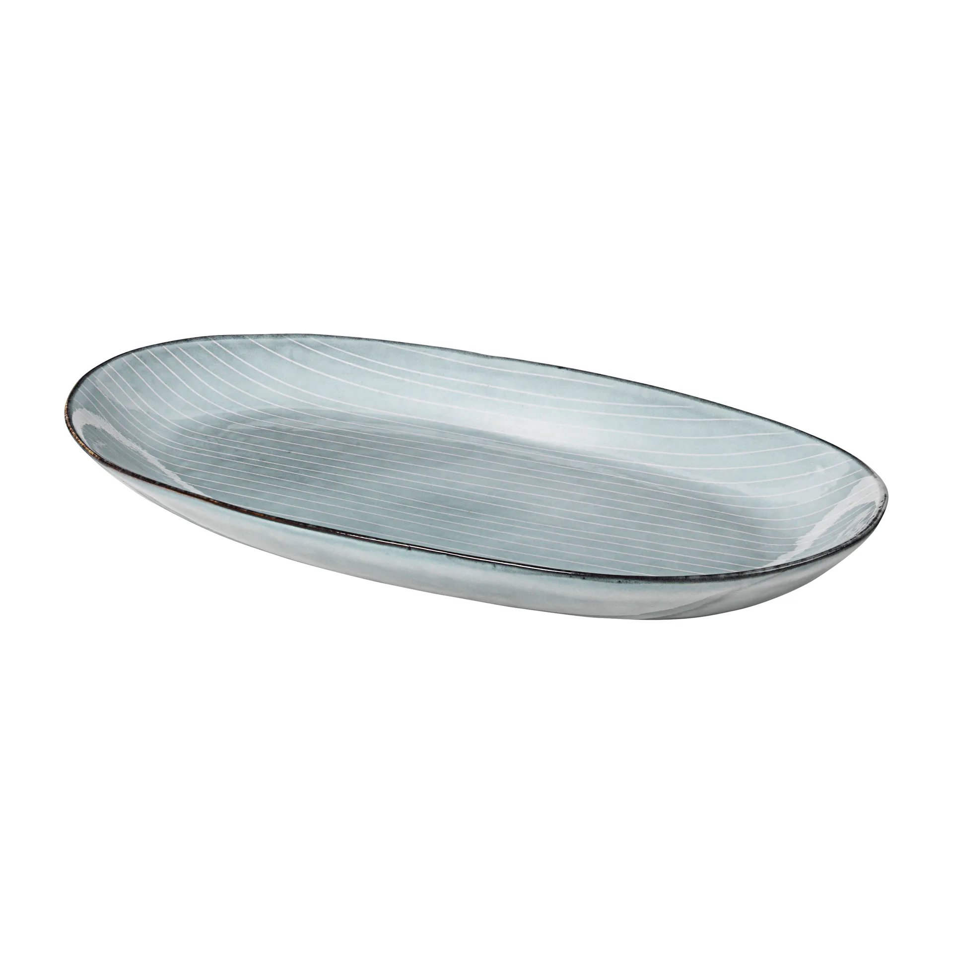Nordic Sea Servierteller oval, 17 x 30cm Broste Copenhagen
