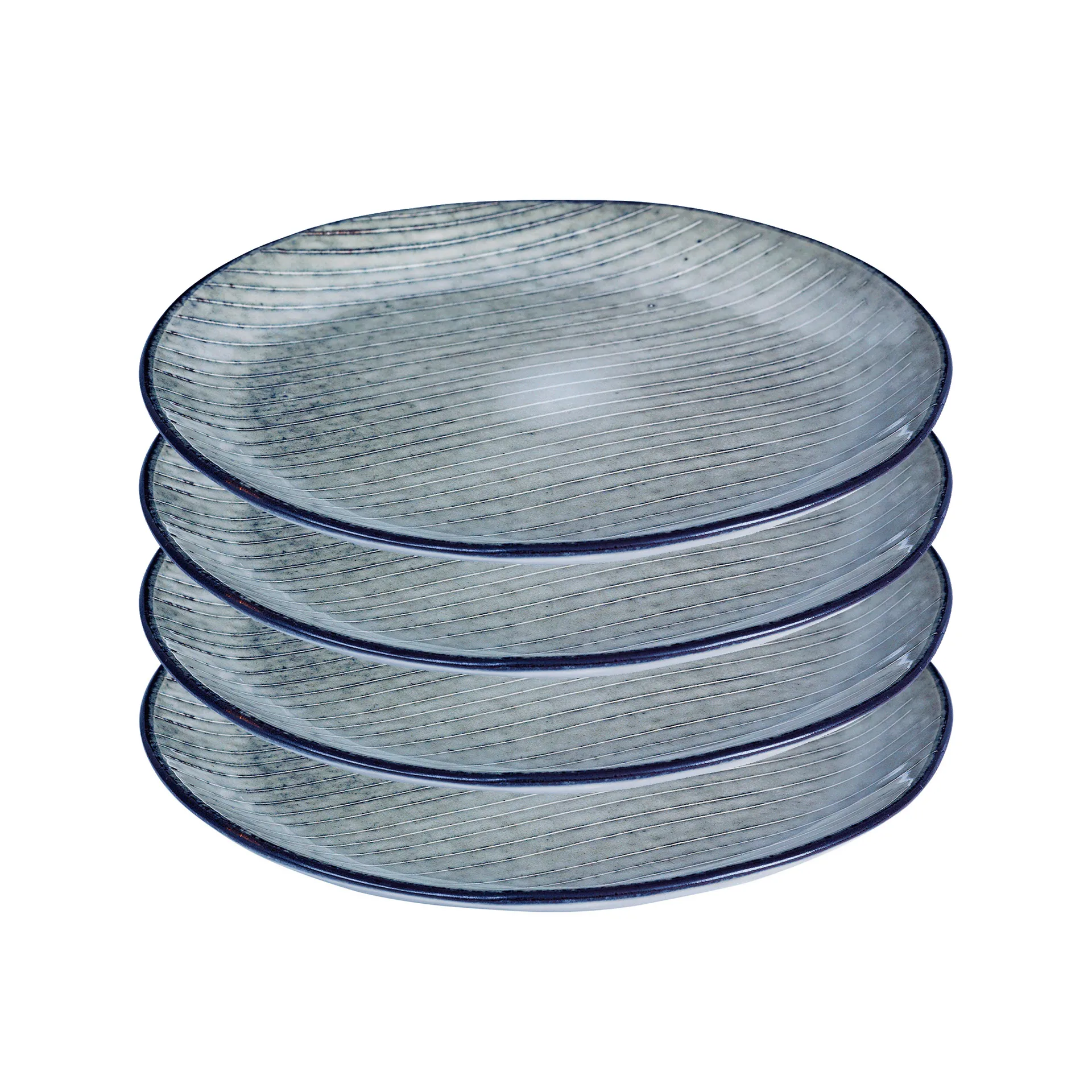 Nordic Sea Teller 4er Pack Ø 20cm,  Broste Copenhagen