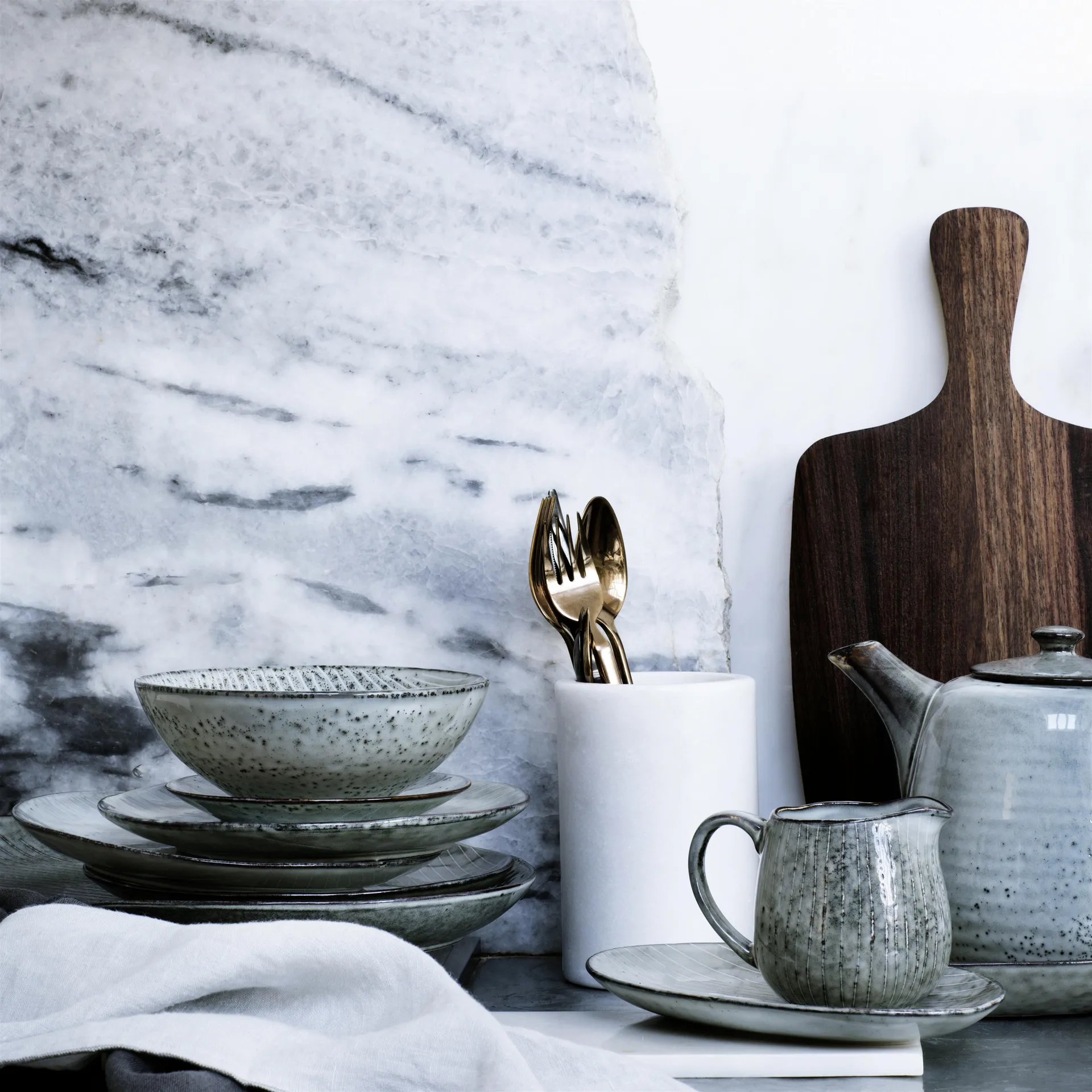 Nordic Sea Teller 4er Pack Ø 20cm Broste Copenhagen