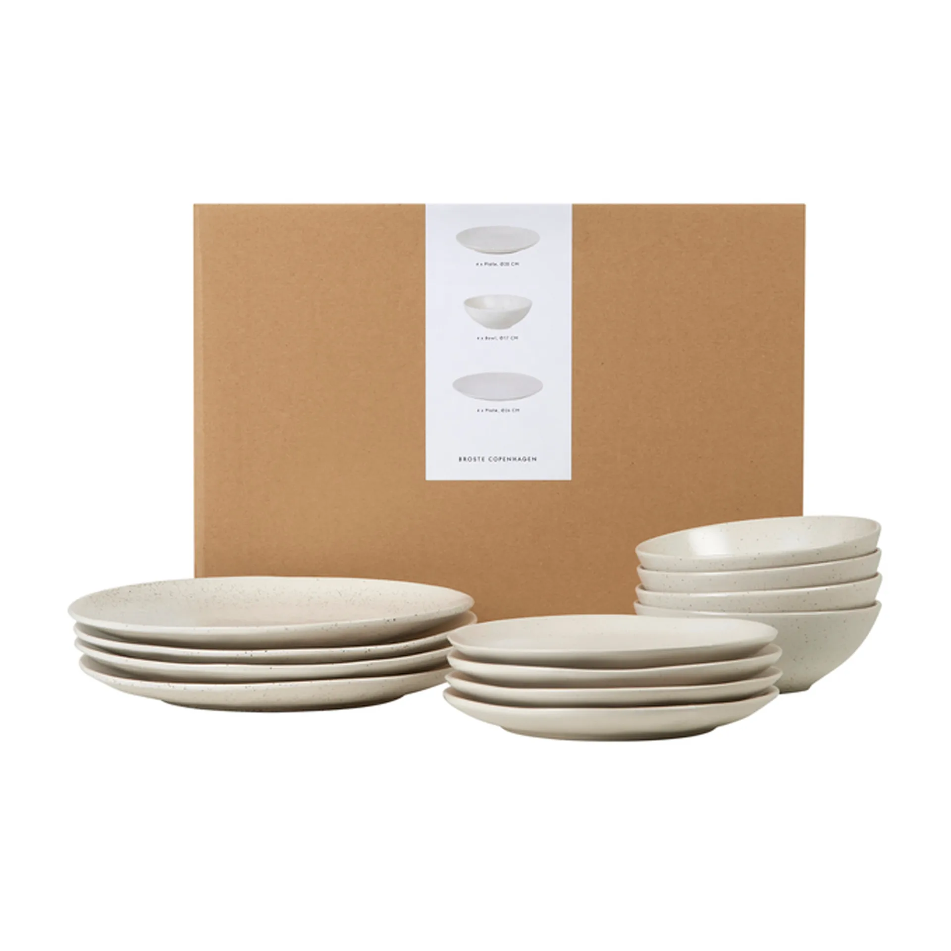 Nordic Vanilla Geschirr-Set, 12 Teile Broste Copenhagen