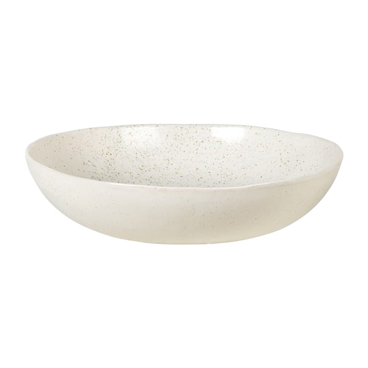 Nordic Vanilla Salatschale Ø34,5cm - Cream with grains - Broste Copenhagen