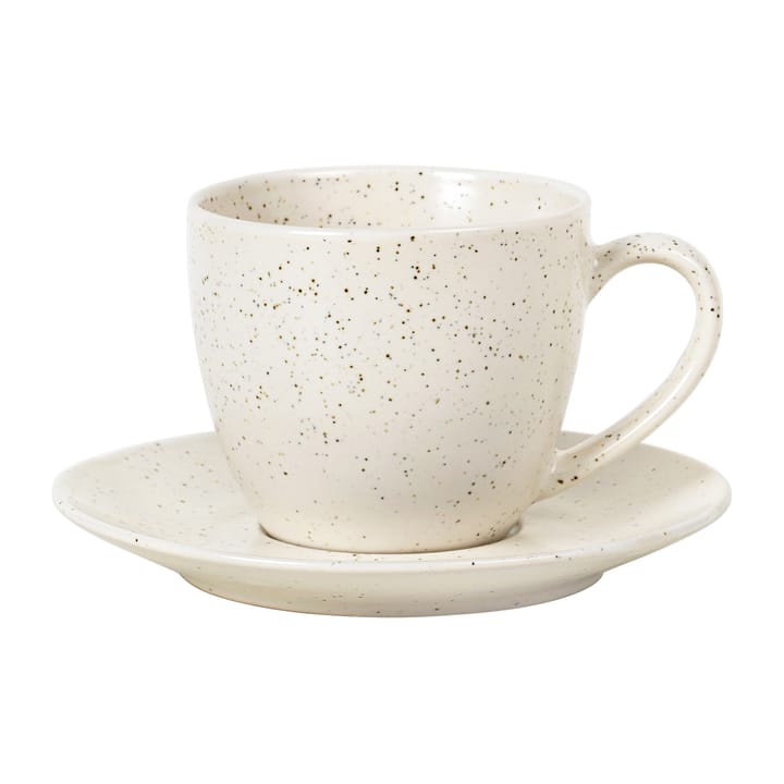 Nordic Vanilla Tasse  15cl - Cream with grains - Broste Copenhagen