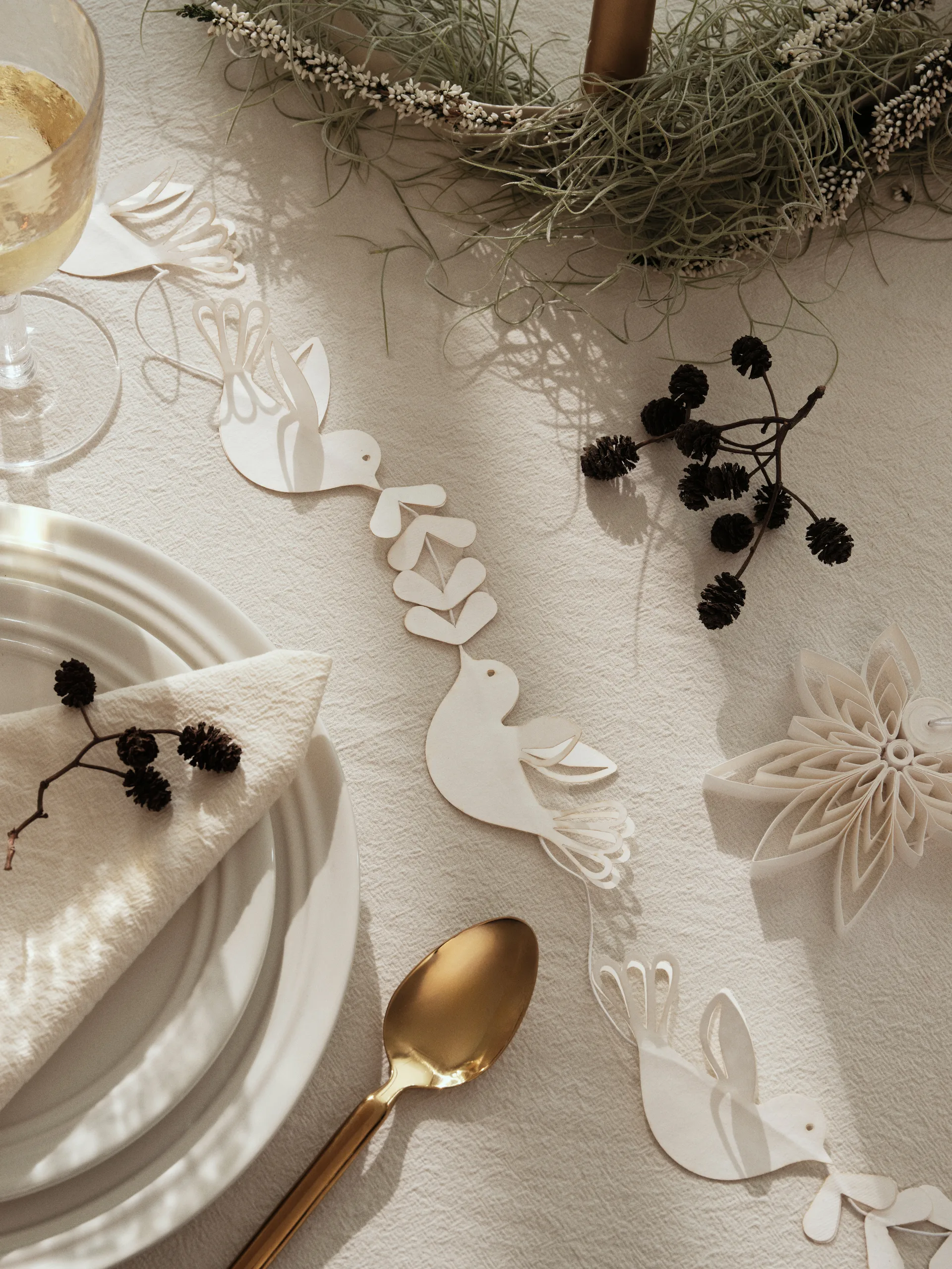 Nostalgia Girlande 180 cm, Bird Broste Copenhagen