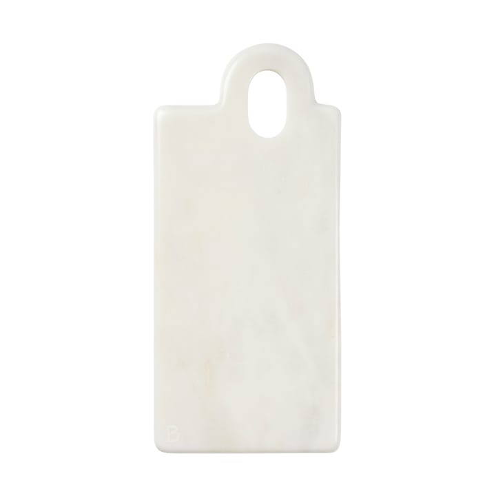 Olina Schneidebrett 14x31 cm - White marble - Broste Copenhagen