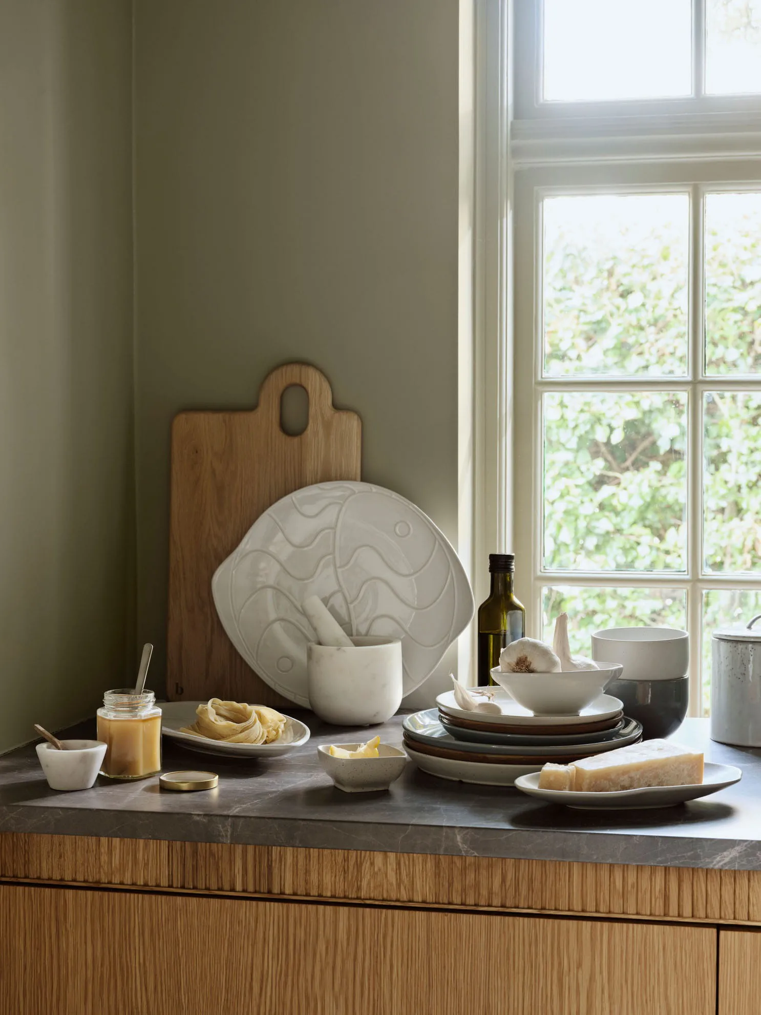 Pesce Schale 9,8 x 15,2cm, Transparent white Broste Copenhagen