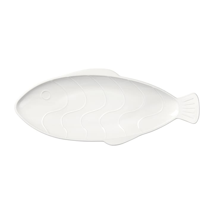 Pesce Teller 17,6 x 41,4cm - Transparent white - Broste Copenhagen