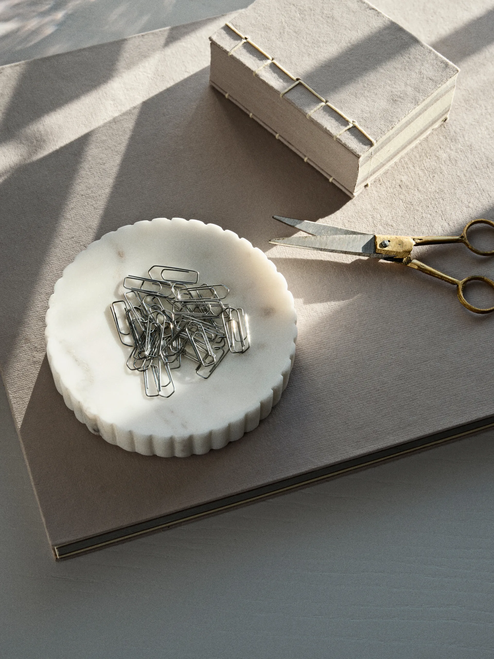 Platon Schale Ø12,5 cm, White marble Broste Copenhagen