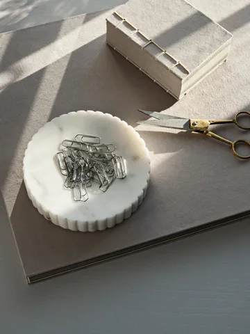 Platon Schale Ø12,5 cm - White marble - Broste Copenhagen