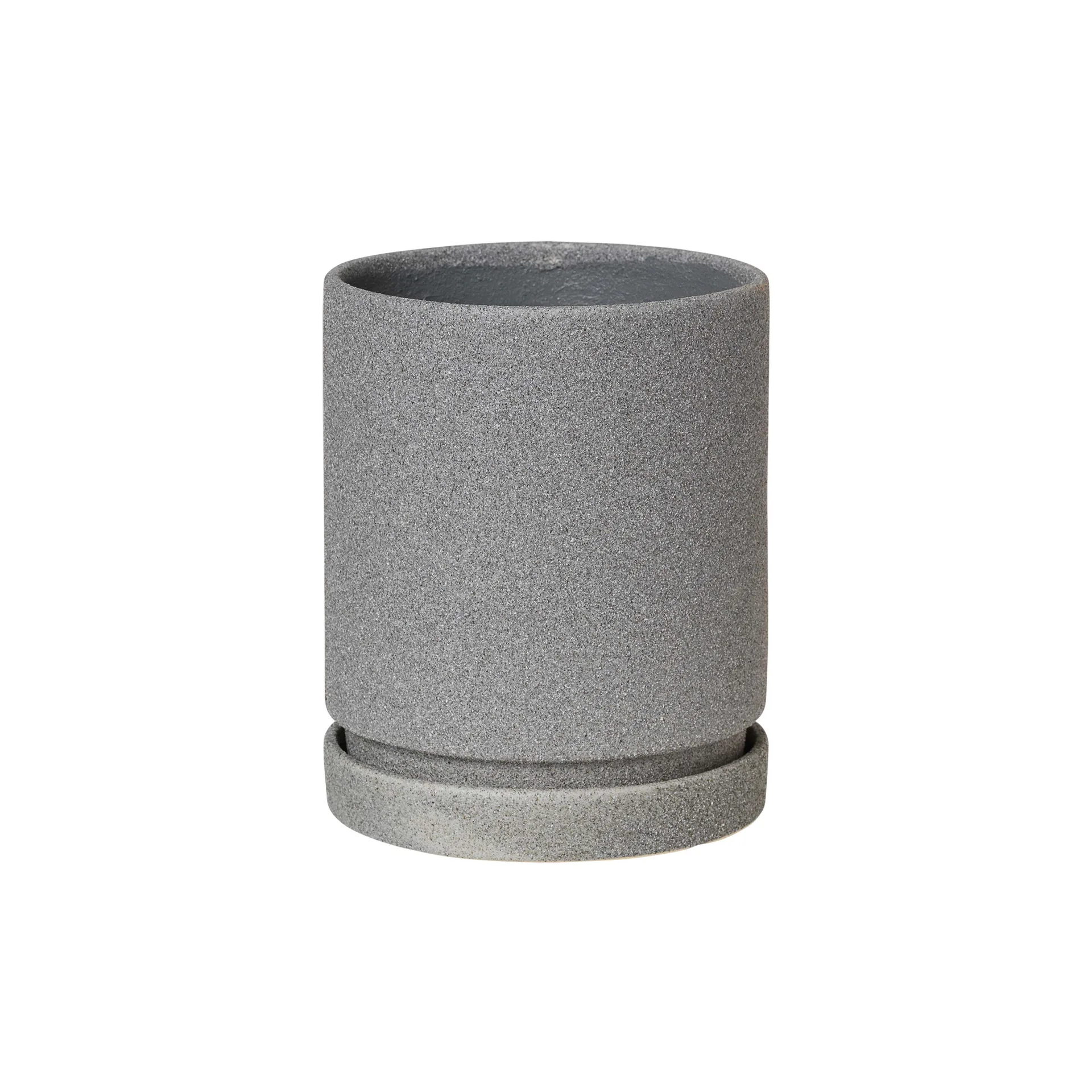 Polaris Blumentopf mit Untersetzer Ø14cm, Tradewinds blue Broste Copenhagen