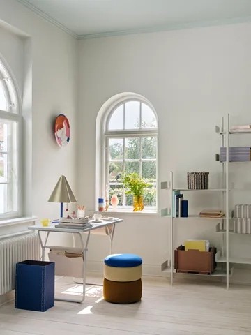 Pond Pouf 42cm - Blue-sand-ochre - Broste Copenhagen