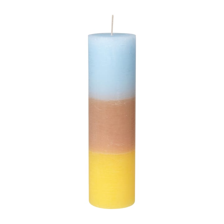 Rainbow Blockkerze 25cm - Pineapple cloud - Broste Copenhagen