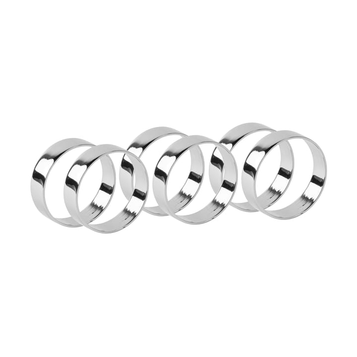 Ring Serviettenring 6er Pack - Silver Finish - Broste Copenhagen