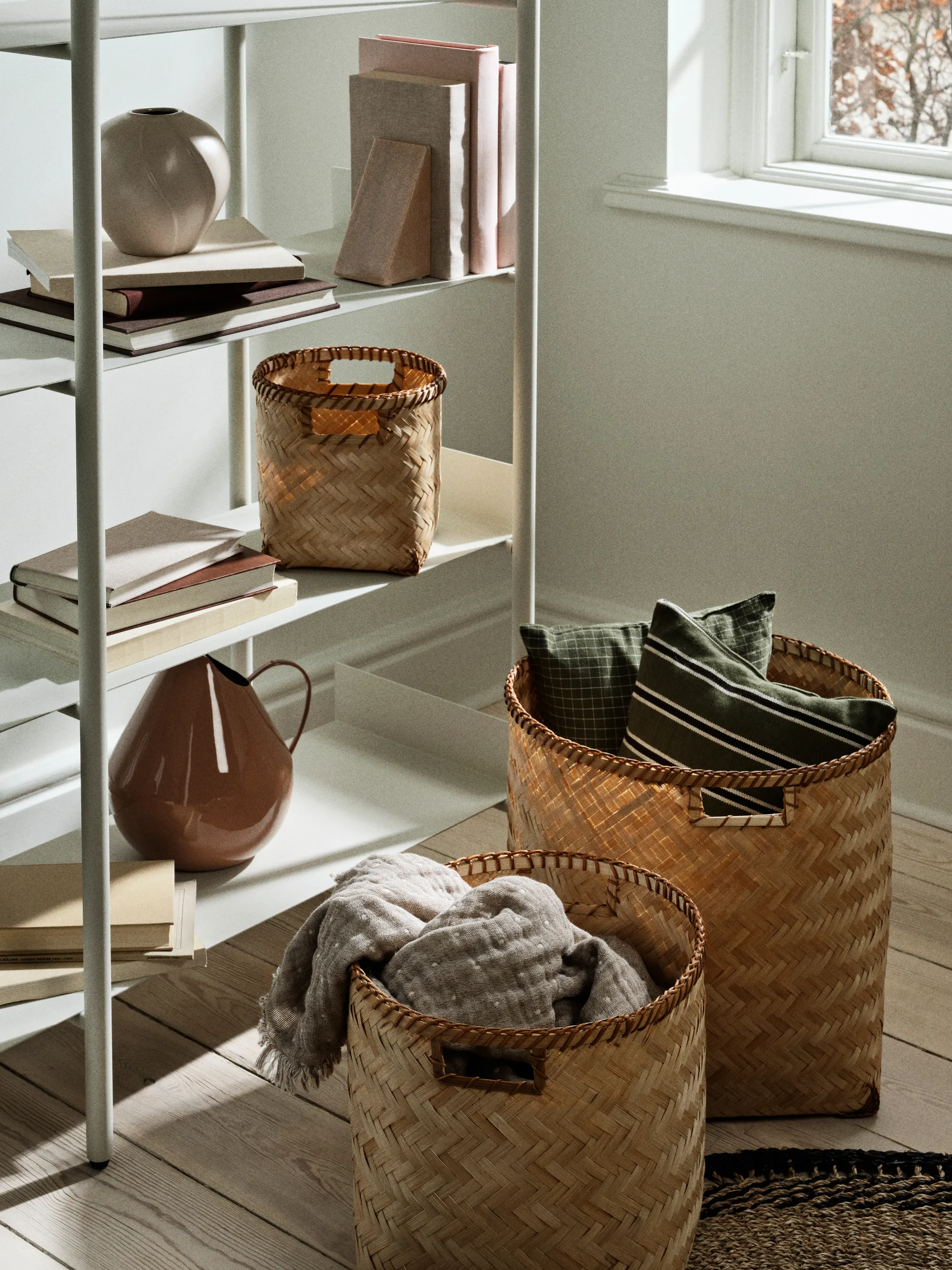 Rosario Vase Ø20x25 cm, Nut brown Broste Copenhagen