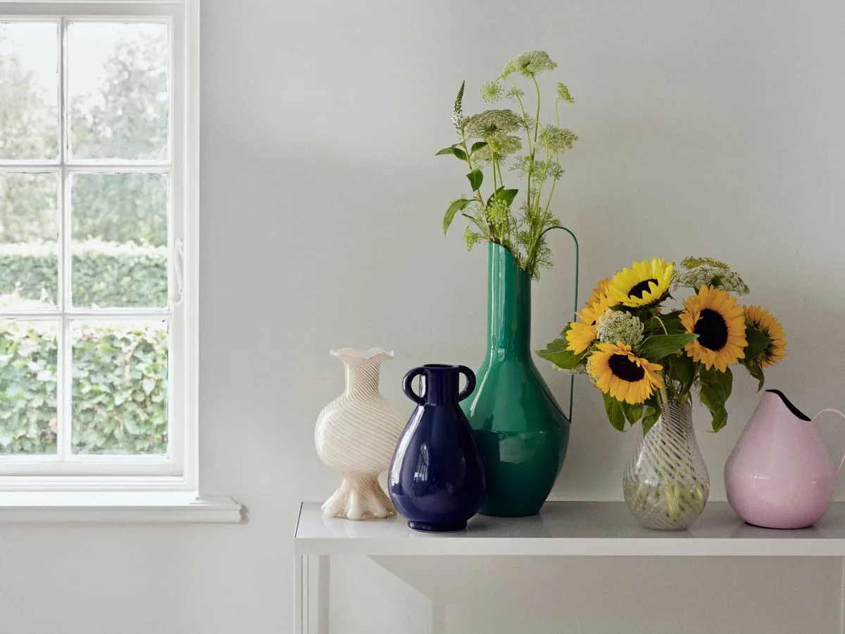 Rosario Vase 55cm, Jelly green Broste Copenhagen