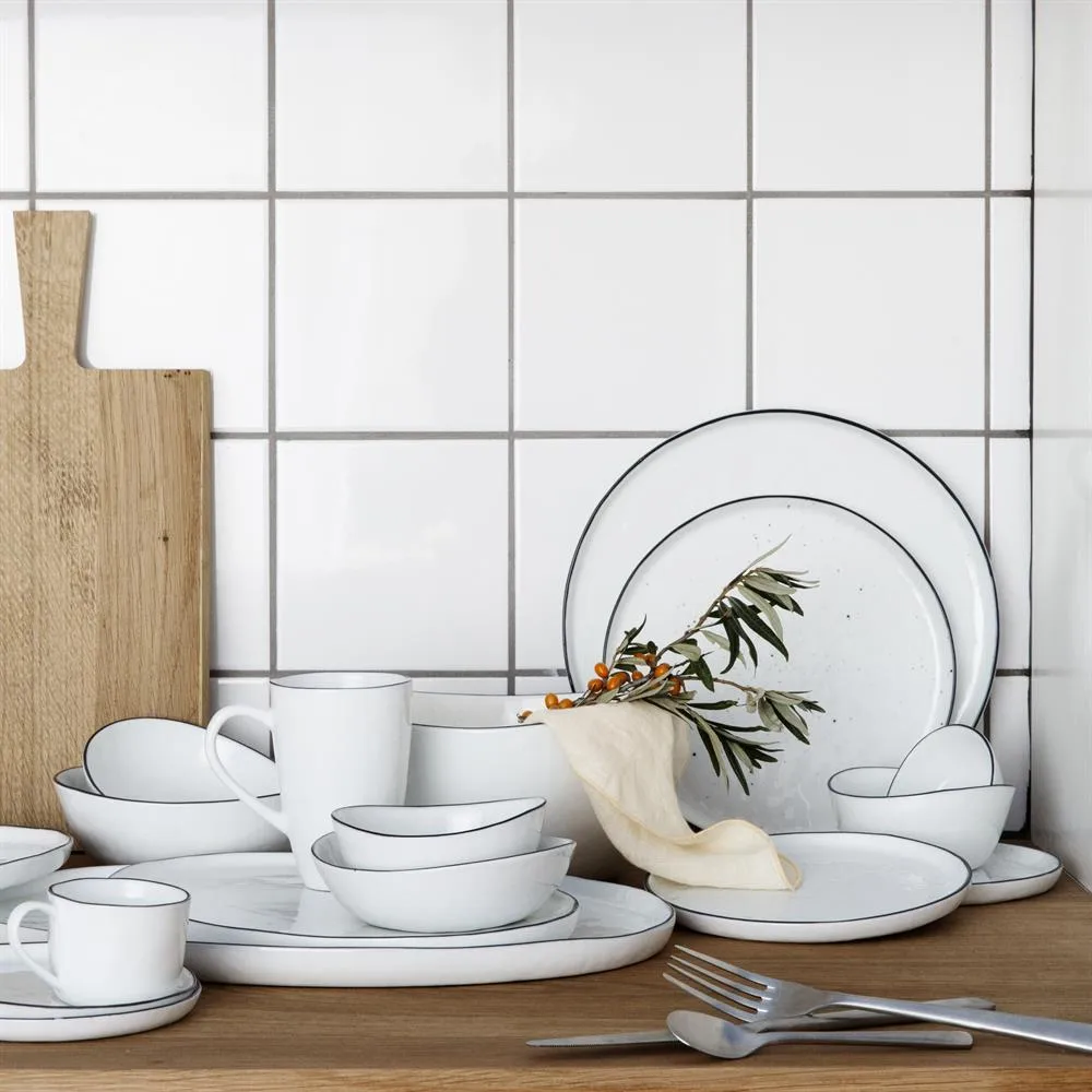 Salt Teller gesprenkelt, Ø 13,8cm Broste Copenhagen