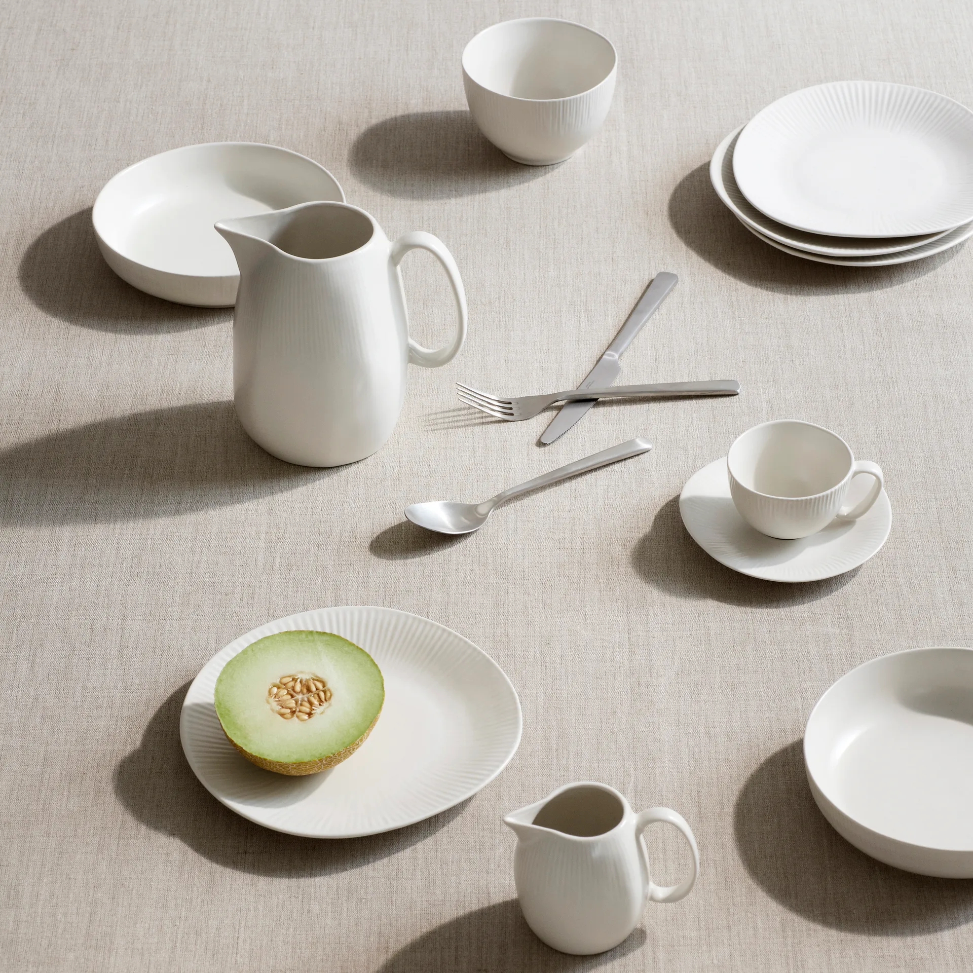 Sandvig Milchkanne 25cl, Soft white Broste Copenhagen