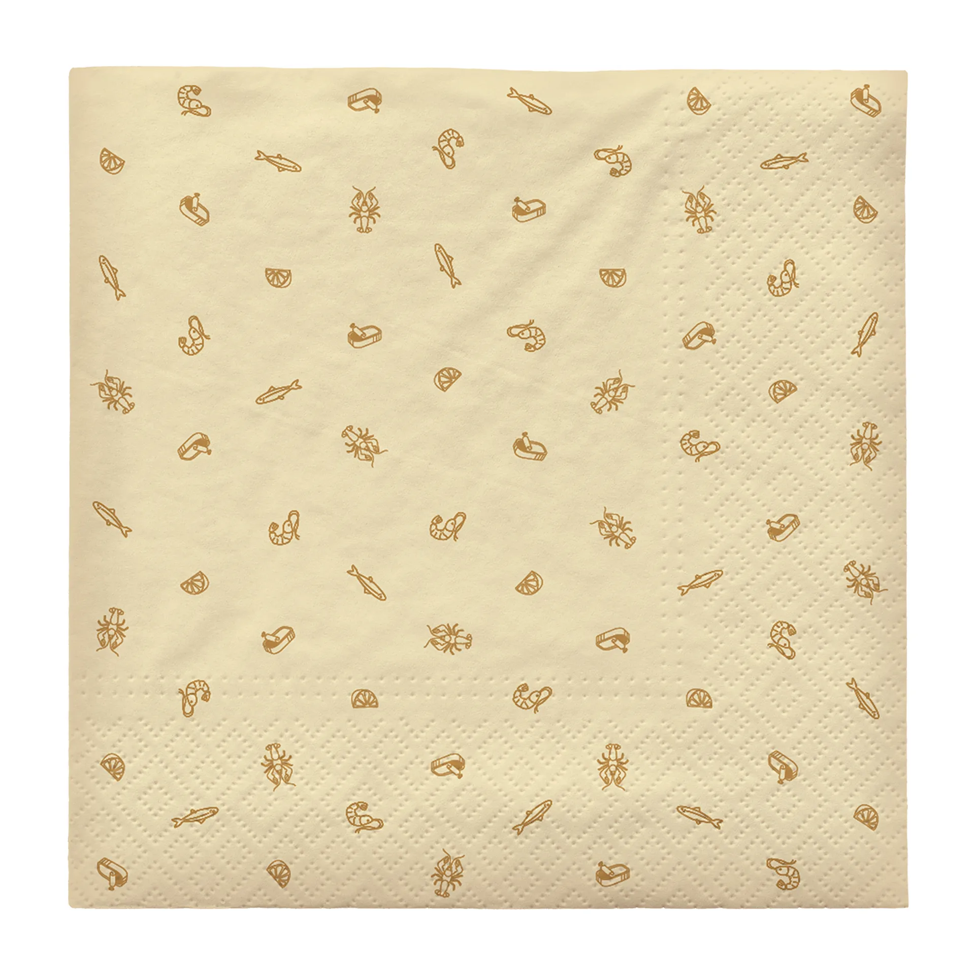Sea Serviette 33 x 33cm 20er Pack, Fall yellow Broste Copenhagen