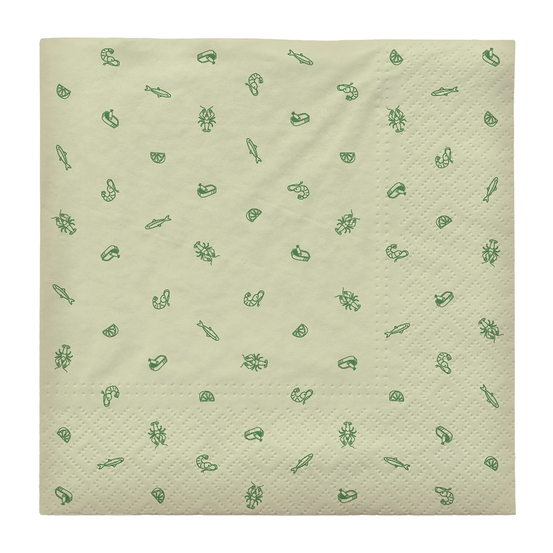 Sea Serviette 33 x 33cm 20er Pack, Jelly green Broste Copenhagen