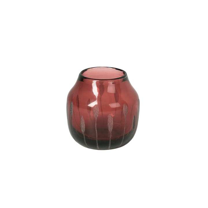 Shape Vase 11cm - Plum wine (rot) - Broste Copenhagen