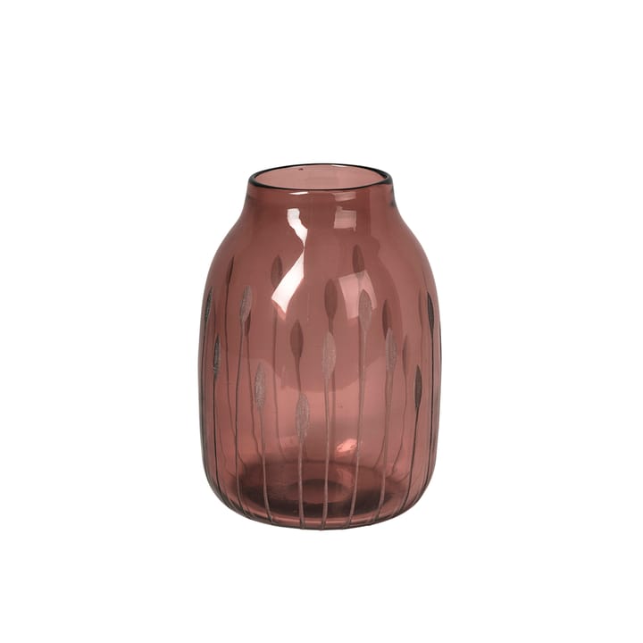Shape Vase 22cm - Plum wine (rot) - Broste Copenhagen