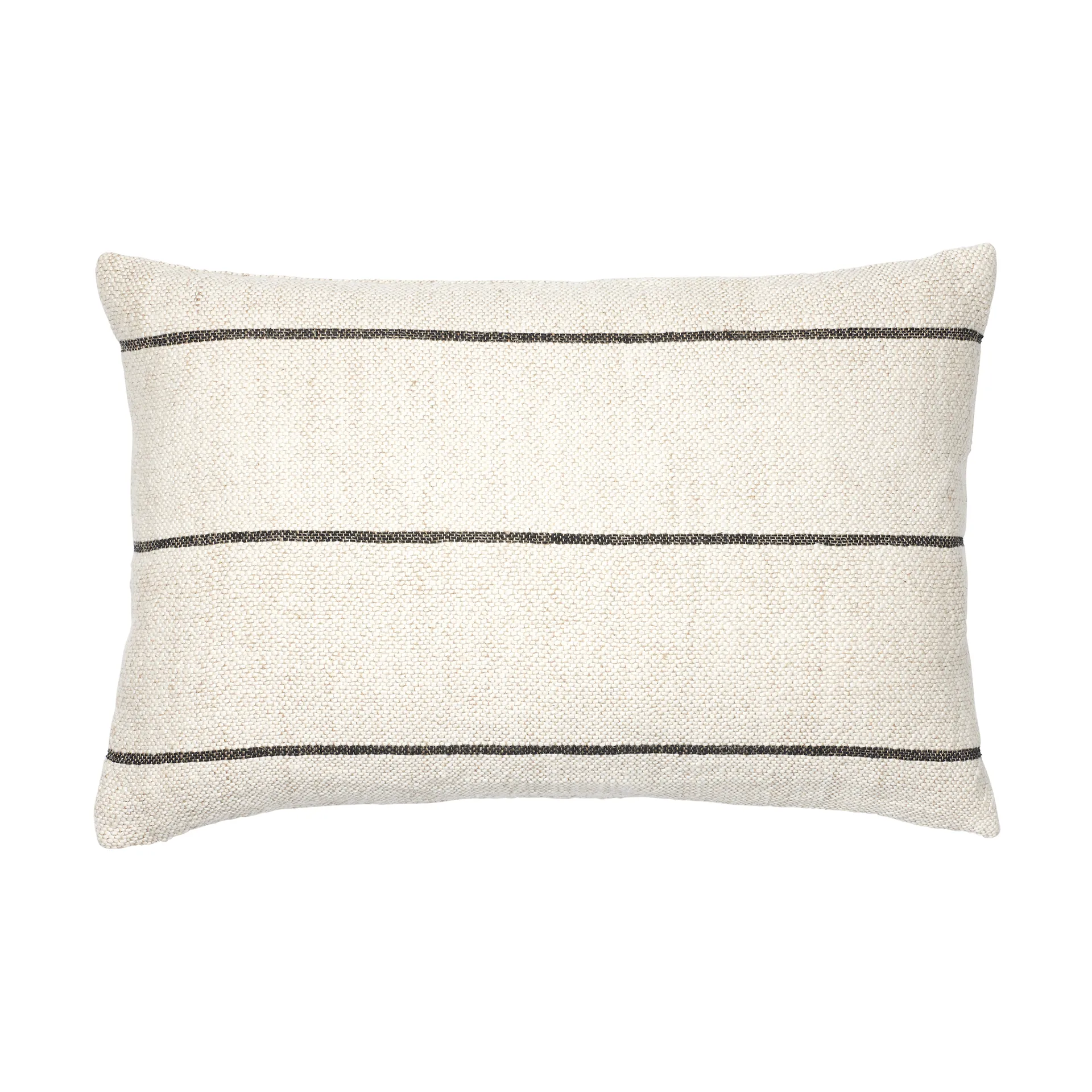 Sigrid Kissenbezug 40x60 cm, Light Beige-Black Broste Copenhagen