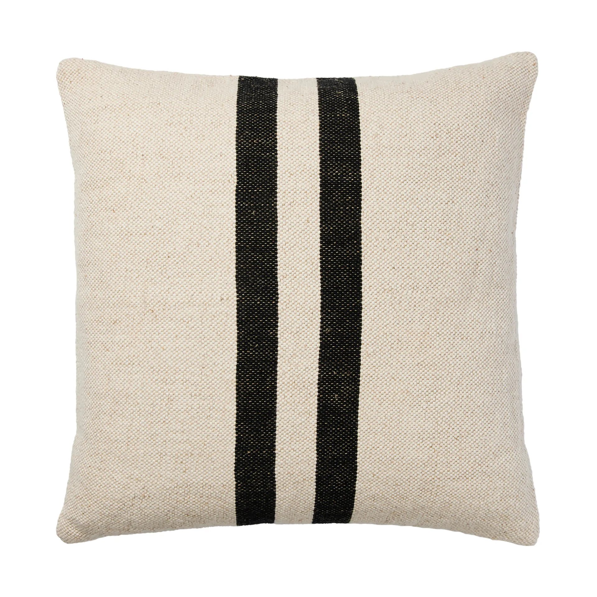 Sigrun Kissenbezug, Light beige-black, 50x50 cm Broste Copenhagen