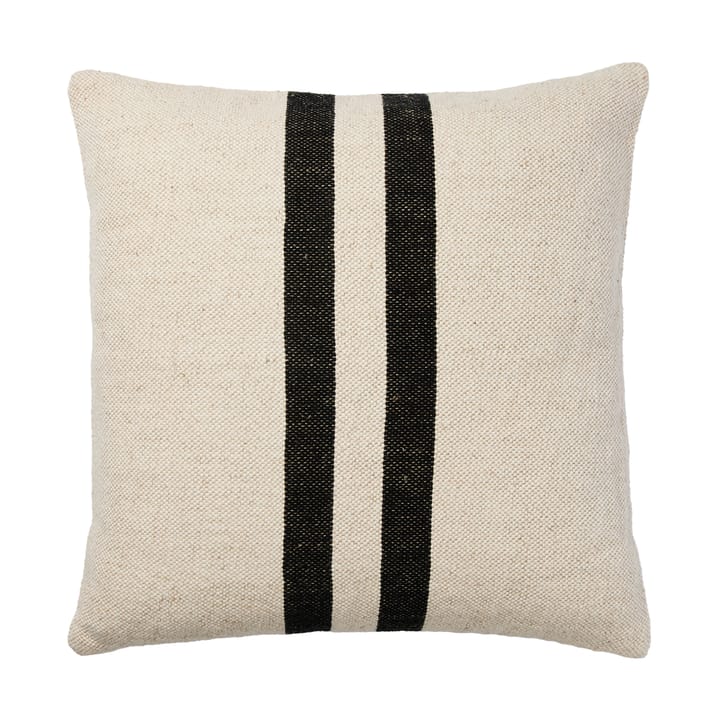 Sigrun Kissenbezug - Light beige-black, 50x50 cm - Broste Copenhagen