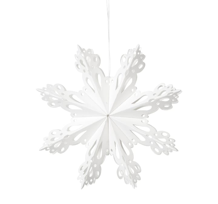 Snowflake Weihnachtsdekoration White - Ø15cm - Broste Copenhagen