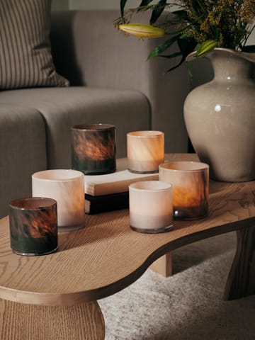 Solai Hurricane Kerzenlicht - Dark Green, Ø8 cm - Broste Copenhagen