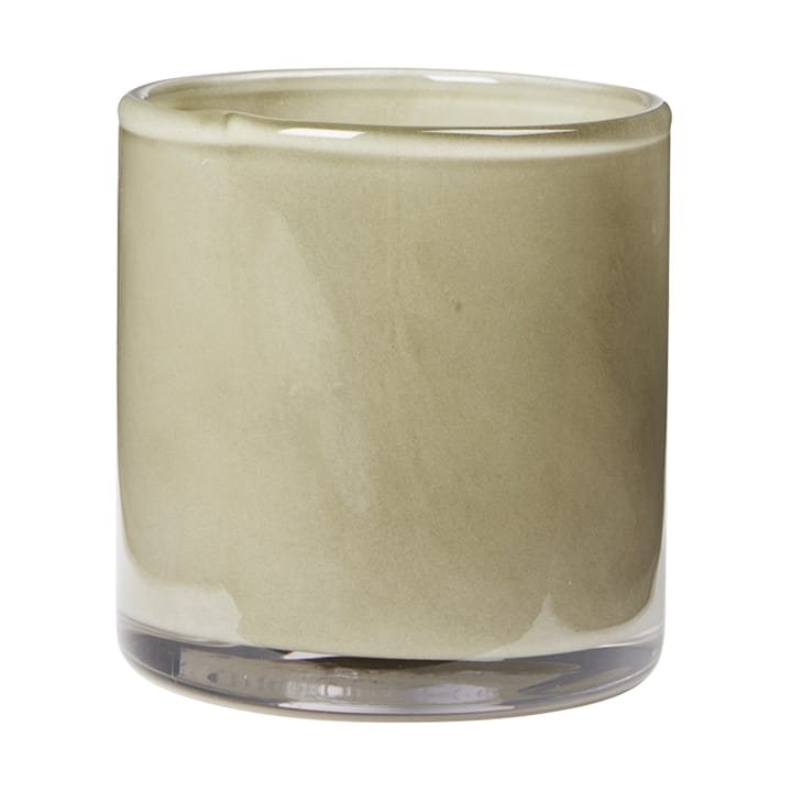 Solai Hurricane Kerzenlicht - Light Green, Ø8 cm - Broste Copenhagen