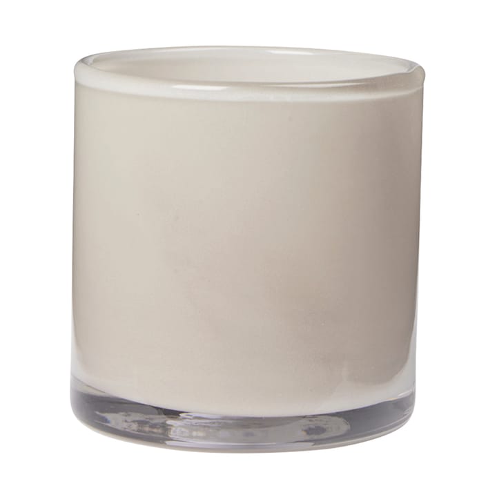 Solai Hurricane Kerzenlicht - Taupe Warm Grey, Ø8 cm - Broste Copenhagen