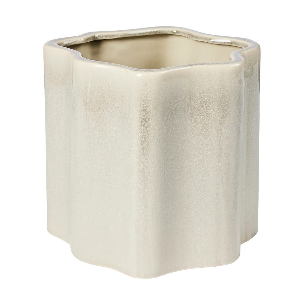 Sonja Blumentopf H:20 cm, Rainy Day Grey Broste Copenhagen