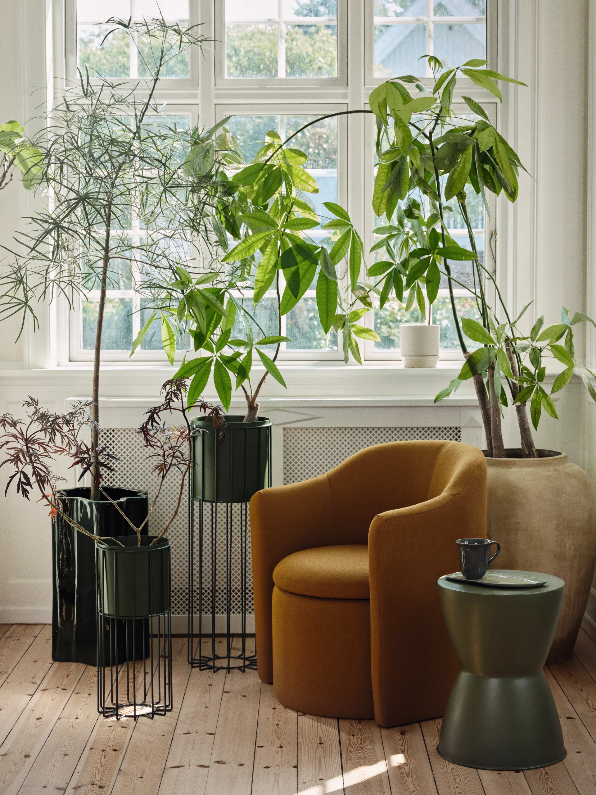 Sonja Blumentopf H:55 cm, Dark Green Broste Copenhagen