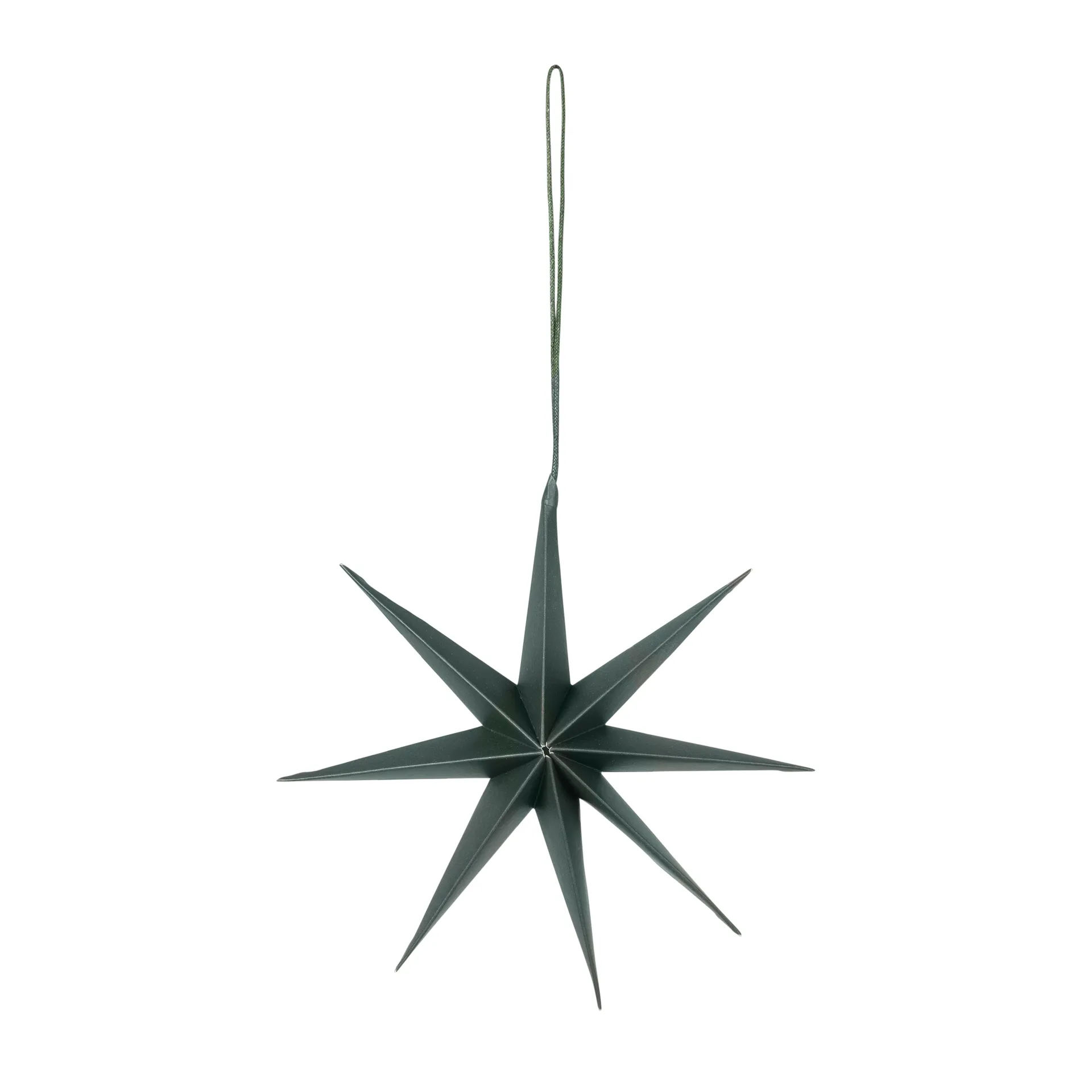 Star Papierstern Ø15cm, Deep forest Broste Copenhagen