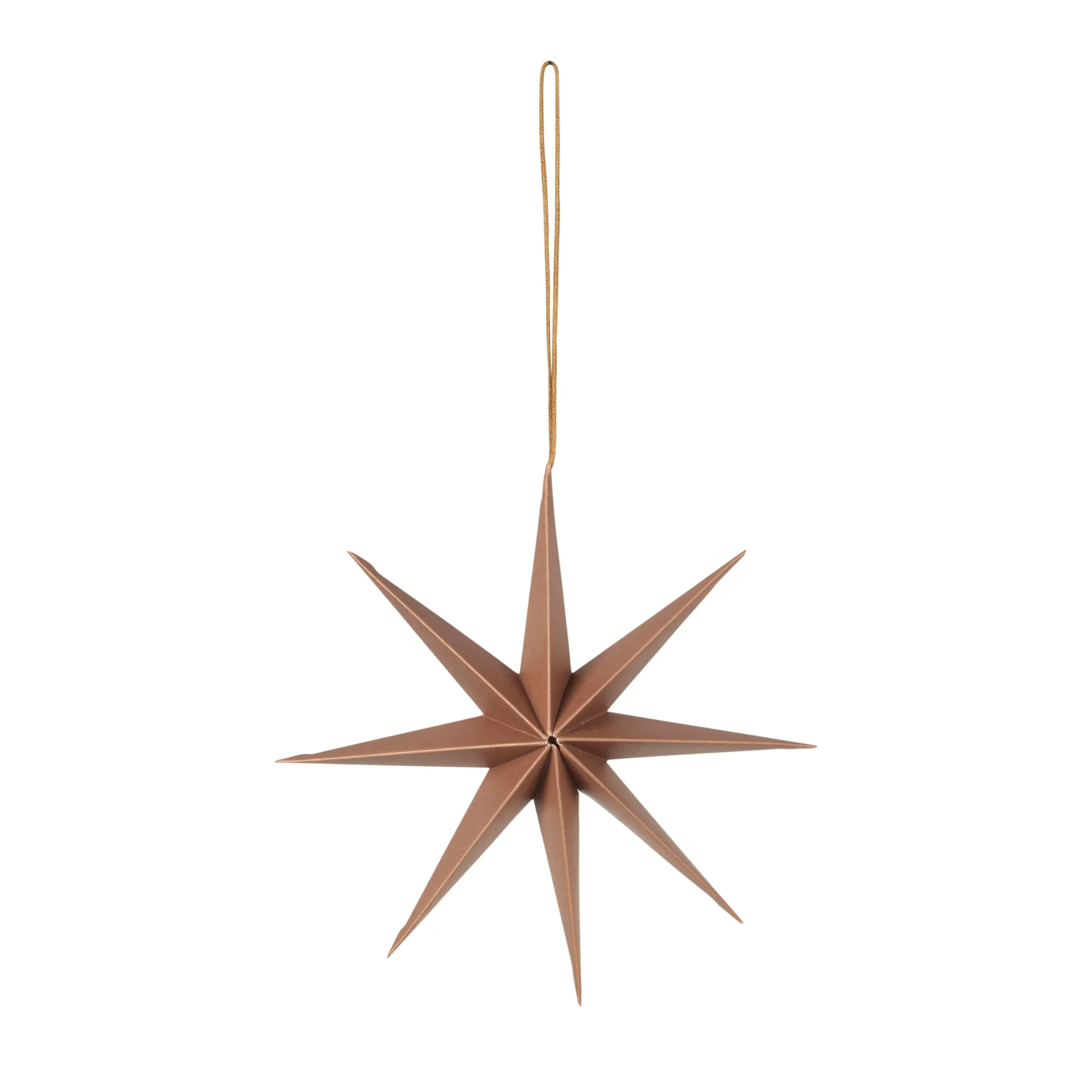 Star Papierstern Ø15cm, Indian tan Broste Copenhagen