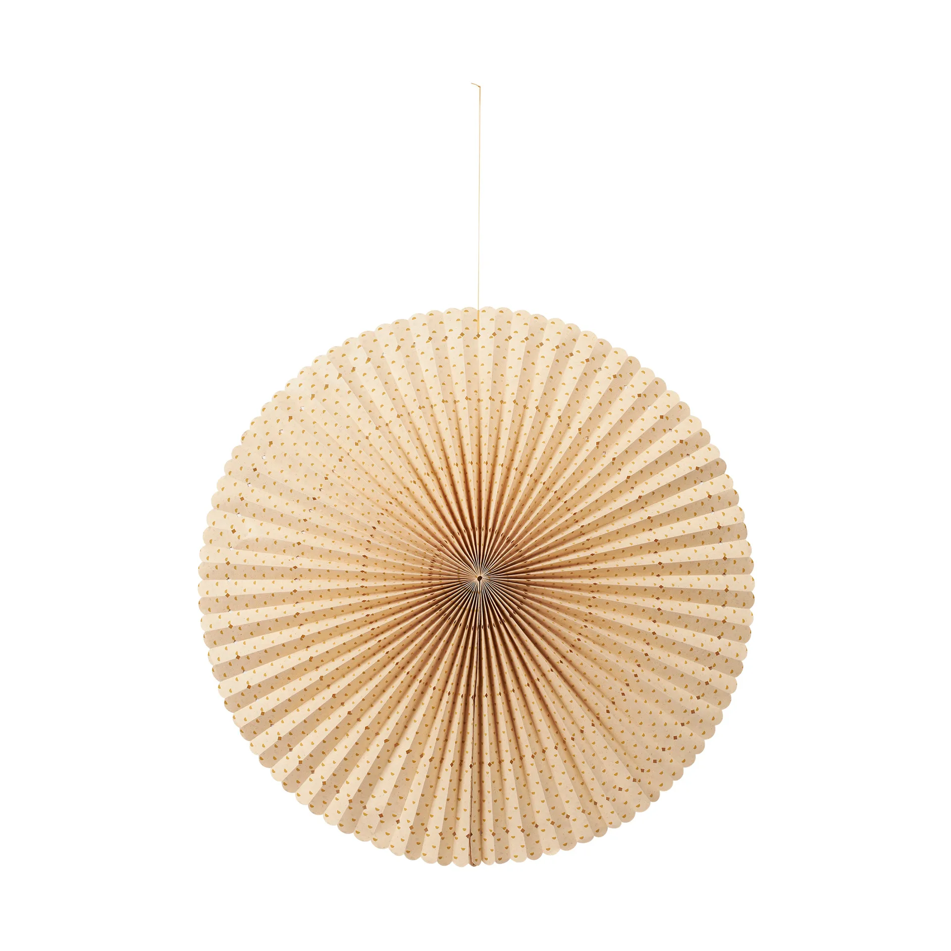Stella rosette Adventsstern L Ø60 cm, Natural-harvest gold Broste Copenhagen