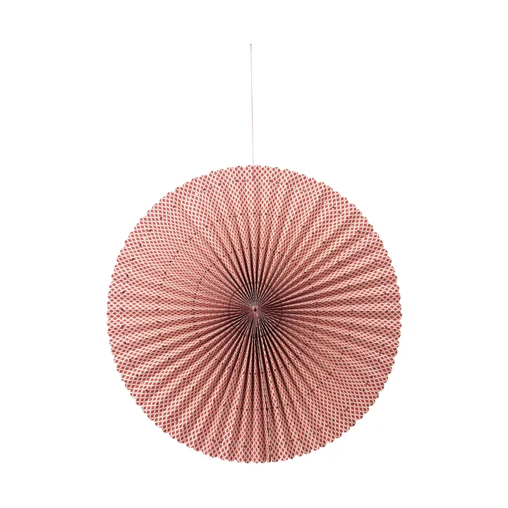 Stella rosette Adventsstern L Ø60 cm - Pompeian red-natural - Broste Copenhagen