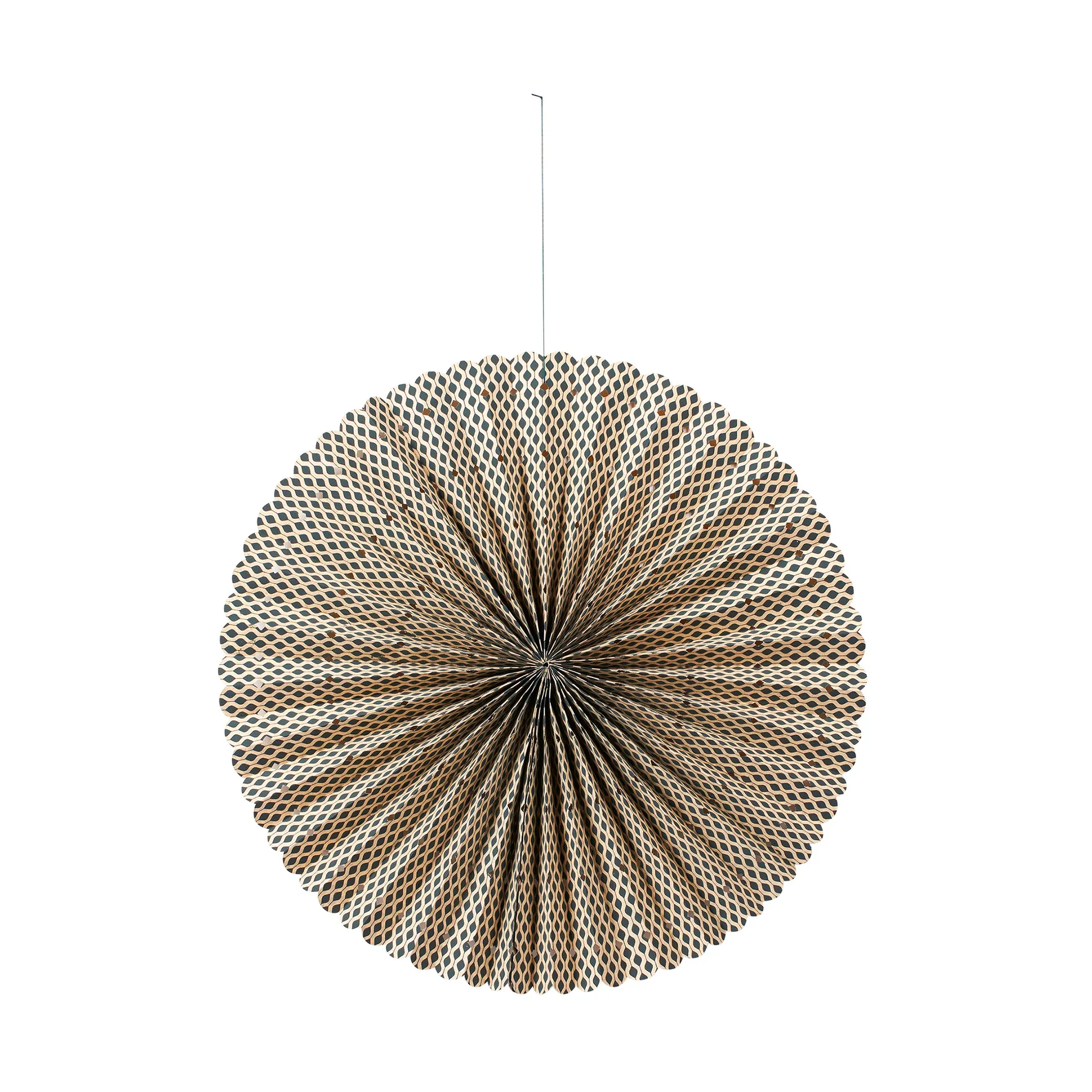 Stella rosette Adventsstern M Ø43 cm, Forest green-natural Broste Copenhagen
